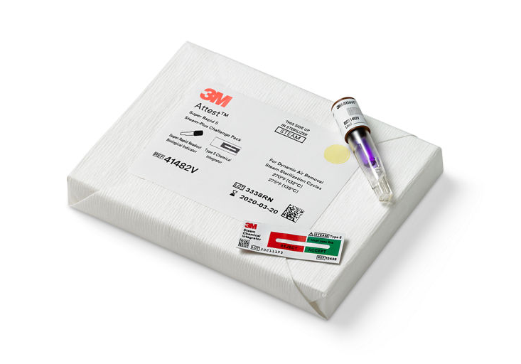 Paquete de Desafío con Indicador Biológico Súper Rápido para Vapor 3M™ Attest™