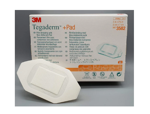 Tegaderm™ + Pad  3M™ Apósito Transparente con Almohadilla Absorbente