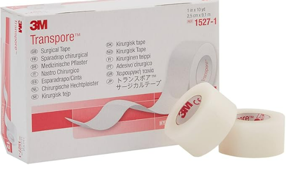 Transpore 3M™ Cinta Quirúrgica Transparente